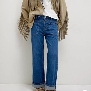 We The Free Blue Flare Jeans